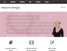 Tablet Screenshot of angelakilmartin.com